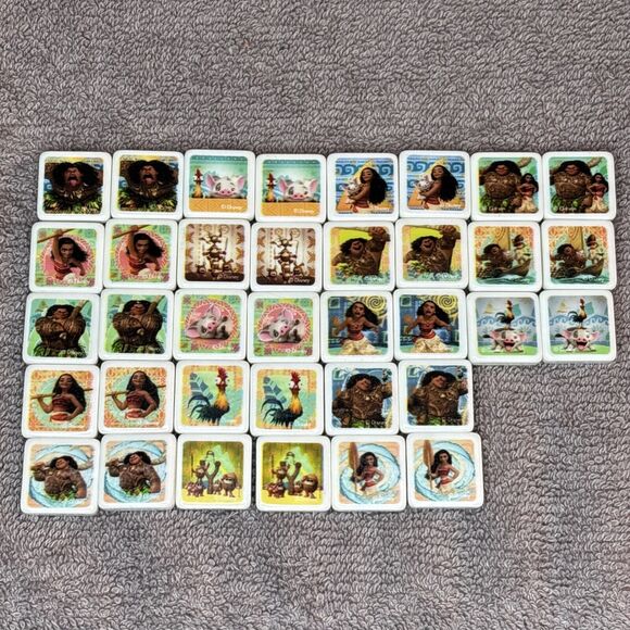 Disney Moana Memory Match Fun On The Go Set Of 36 Spin Master (No Instructions) - Picture 4 of 11
